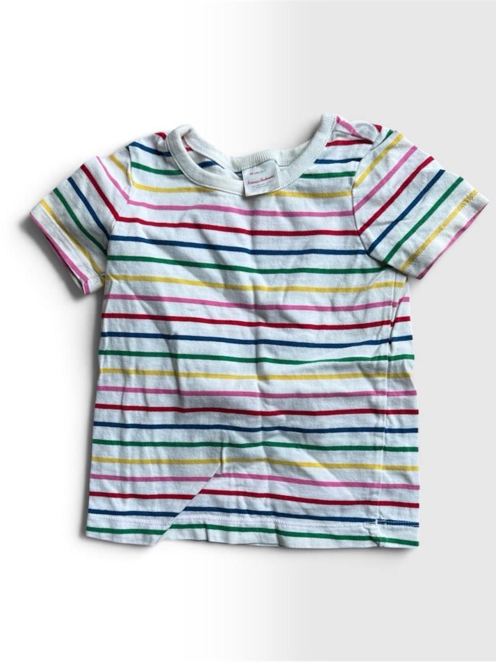 Hanna Andersson EUC Rainbow Striped T-Shirt (3T/90cm)